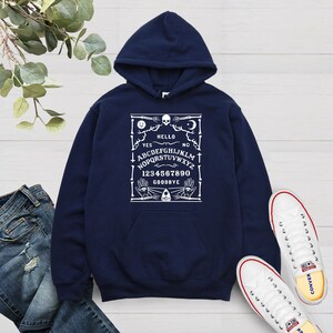 Spirit Board Shirt, Witchy Planchette Pullover, Gothic Wiccan Shirt, Witchy Mom Shirt, Magic Witchy Shirt,Witchy Hands Shirt,Halloween Shirt image 2