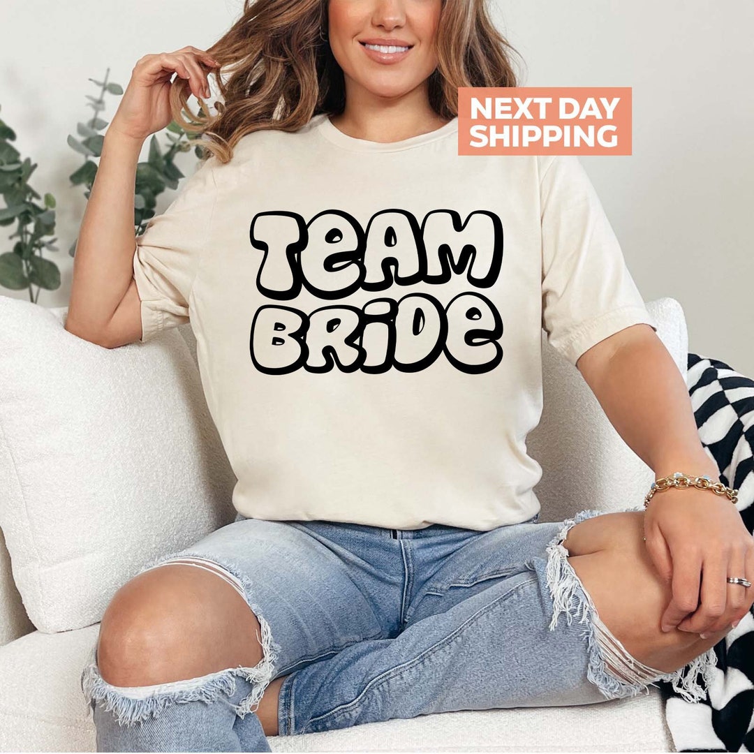 Team Bride Shirt, Bridal Shower Gift, Engagement Gift, Bride to Be, Mrs ...