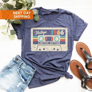 Vintage 1986 Limited Edition Cassette T-Shirt, 1986 Birthday Shirt, 40th Birthday Gift For Women, 40th Birthday Shirt, 40th Birthday Men Tee image 4