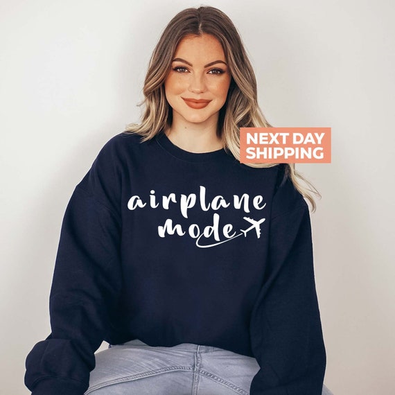 Airplane Mode Sweater, Gift for Traveler, Airplane Sweatshirt