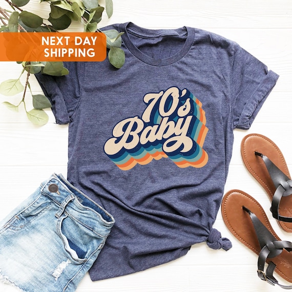 50th Birthday Shirt,  Retro Shirt, 70's Vintage Shirt, 70's Baby Shirt, Vintage Shirt, Fifty AF Shirt, 70s Shirt, 1970S Birthday Party Shirt