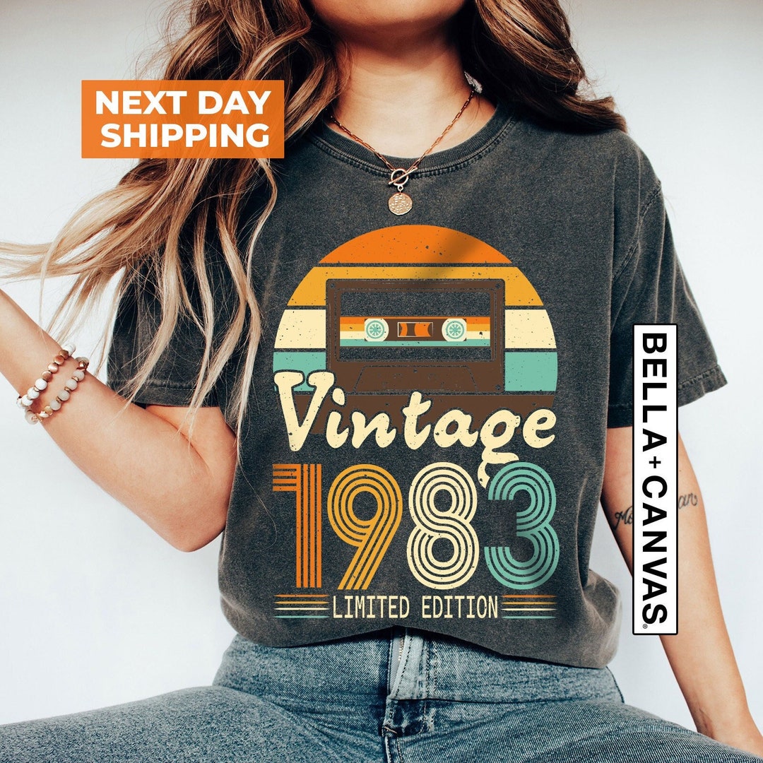 1983 Vintage Shirt, 1983 Birthday Shirt, 43rd Birthday Gift, 1983 ...