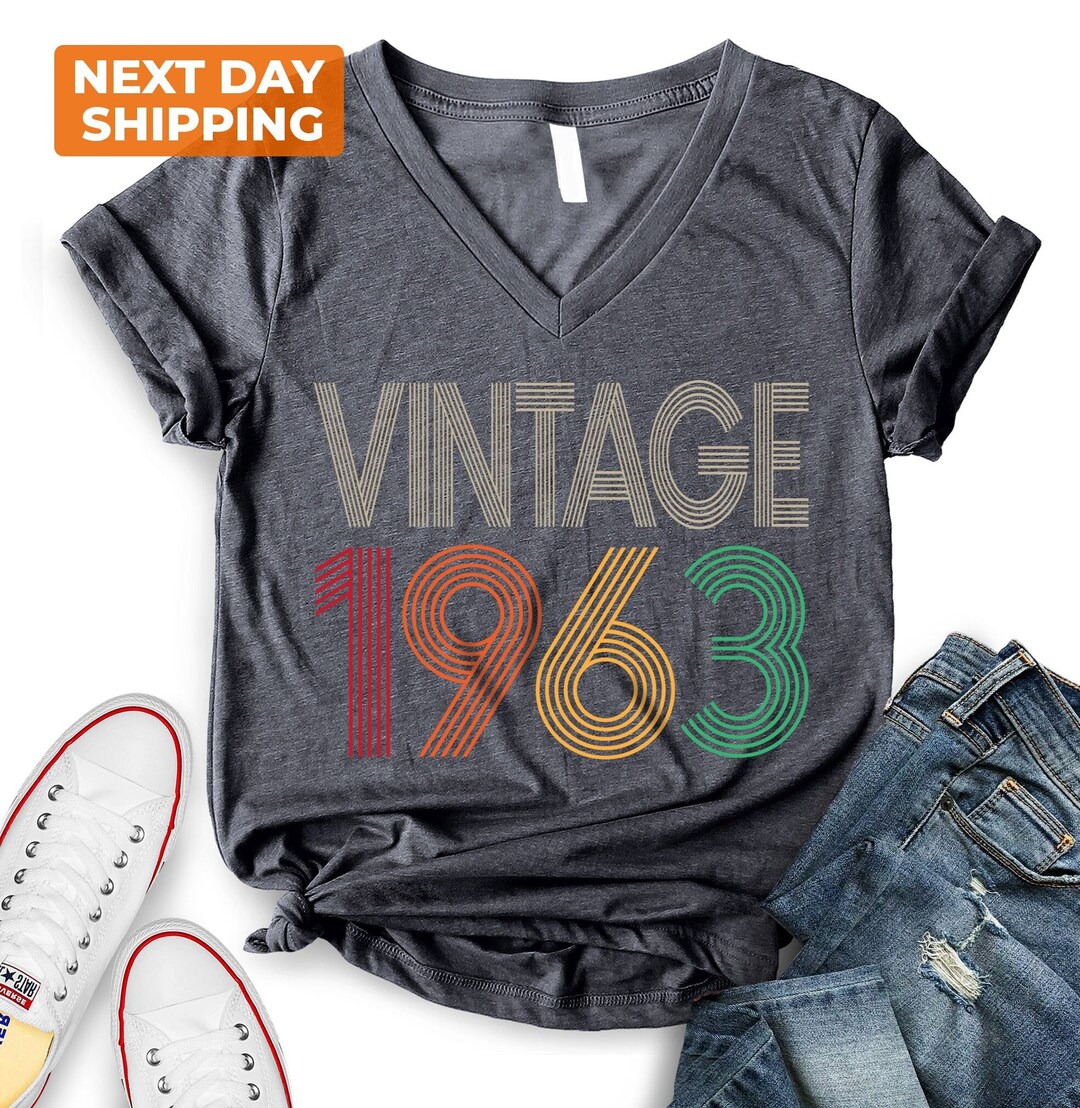 thumbnail image 2 of Made In 1963 All Original Parts T-Shirt – 62nd Birthday Gift For Men, 100% Cotton 2 of 2