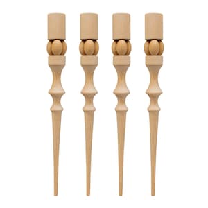 37&quot; Table Legs, Set of 4, Kitchen Island Legs, Table Legs Wood, Console Table Legs, Counter Height Table Legs, Farmhouse Table Legs