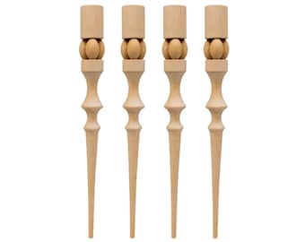 37" Table Legs, Set of 4, Kitchen Island Legs, Table Legs Wood, Console Table Legs, Counter Height Table Legs, Farmhouse Table Legs