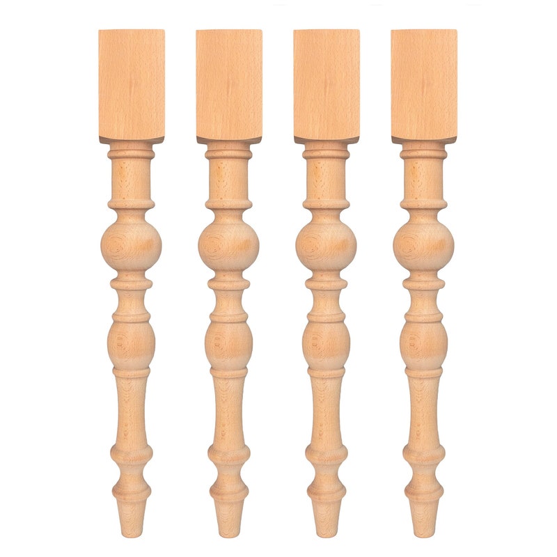 Wooden Dining Table Legs Etsy