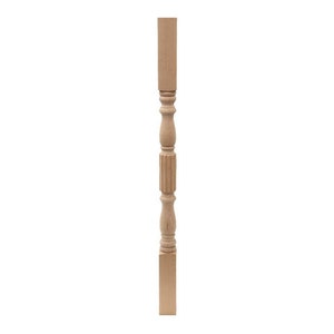 stair spindle, unfinished balusters, Balusters for Staircase, Unique Design Stair Parts, Wood Stair Spindles For Indoor Staircase