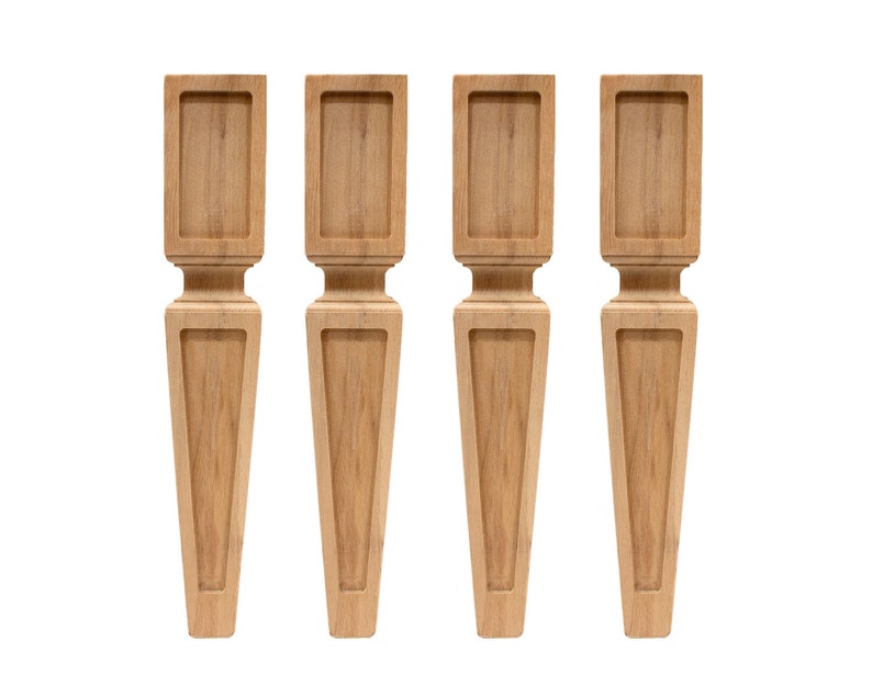 Table Legs Wood Set of 4 Turned Table Legs Furniture Legs Etsy
