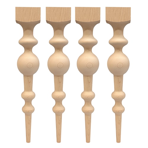 Turned Table Legs Set of 4 Table Legs Wood Dining Table Etsy UK