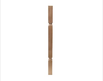 Balusters for Staircase, Unique Design Stair Parts, Wood Stair Spindles For Indoor Staircase, Stair spindle, Unfinished balusters