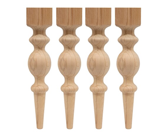 Unfinished wood coffee table on sale legs