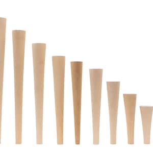 Tapered Table Legs, Set of 4, Chair Legs, Cabinet Legs, Furniture Legs, Table Legs, TV Stand Legs, Sofa Legs, Dining chair legs, Mid Century