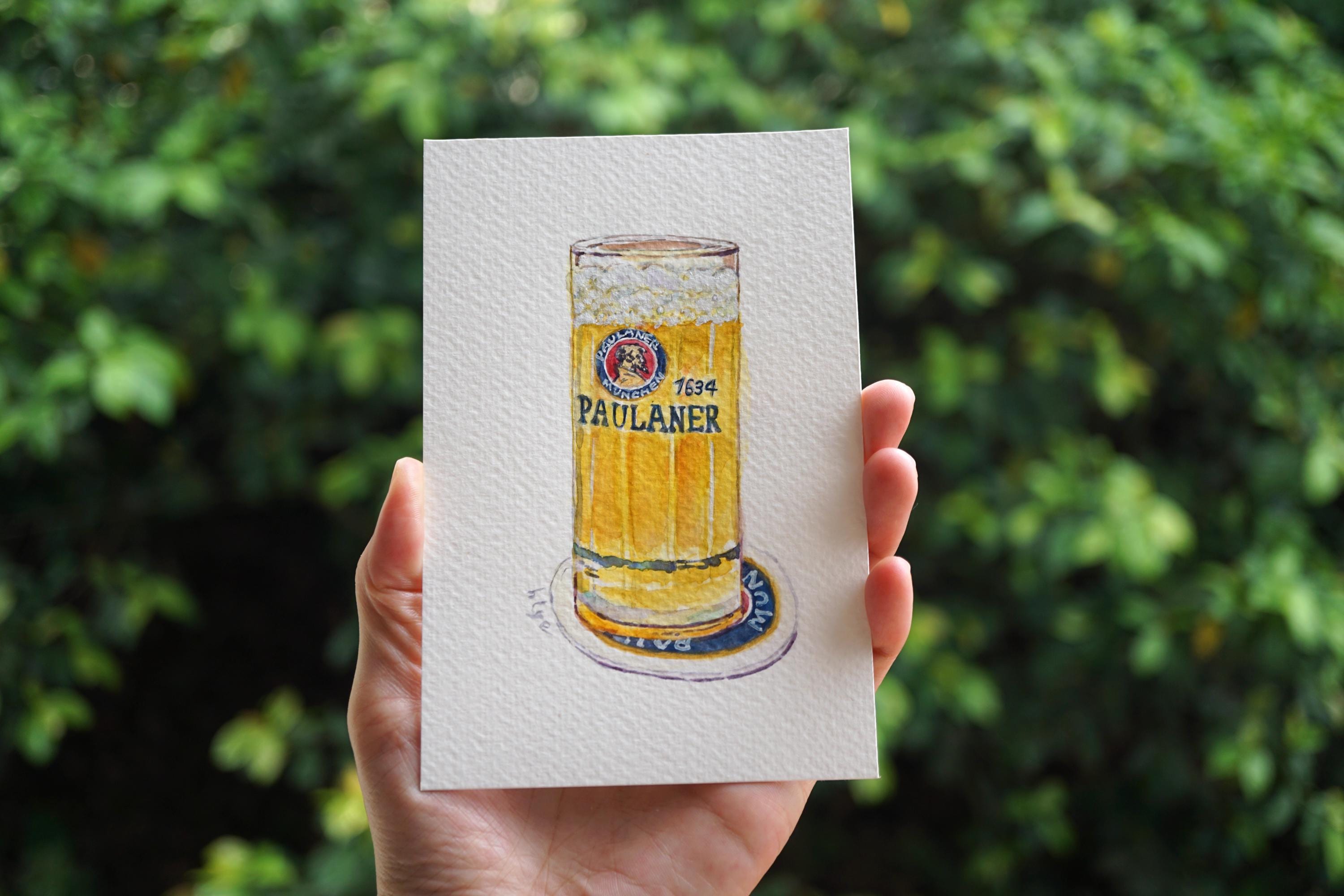 PAULANER パウラーナー ビール ミラー 看板 鏡 レトロ インテリア PAULANER パウラーナー ビール ミラー 看板 鏡 レトロ インテリア