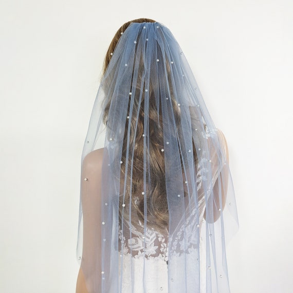 NEW Bridal Veil Wedding Veil Weights White Round Pearl Silver