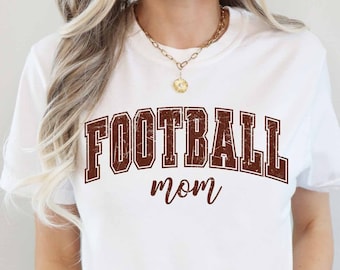 Football Mom Shirt, Sports Mom Shirt, Mothers Day Gift, Football Fan Shirt, Mom Game Day Shirt, Comfort Colors®, Football Mom Gift