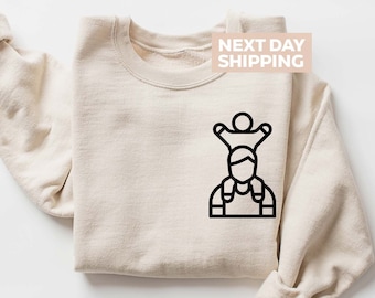 Fatherhood Sweatshirt, Cute Fatherhood Shirt, Dad And Me Sweater, Best Dad Sweater, Gift For Dad, Fathers Day Sweatshirt, Dad To Be Gift