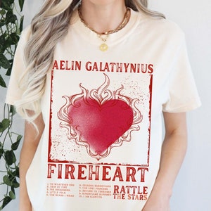 Fireheart Shirt, The Thirteen Shirt, Aelin Galathynius, Thron aus Glas, Rowan Whitethorn, Sjm Bookish, Comfort Colors®, Terrasen Shirt