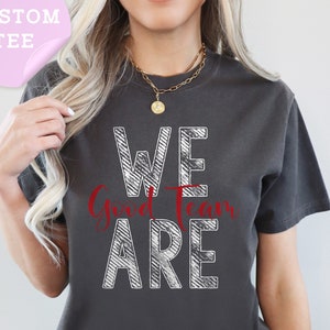 Camiseta de mascota personalizada, camiseta del equipo escolar, camiseta de la mascota del equipo, camiseta de espíritu escolar a juego, camiseta escolar personalizada, camisetas del equipo para profesores