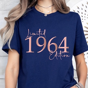 61st Birthday Gifts for Women, Limited Edition 1964 Tee, 61st Birthday Queen T-Shirt Ladies, Vintage Birthday Gift for Mom, Women&#39;s Birthday