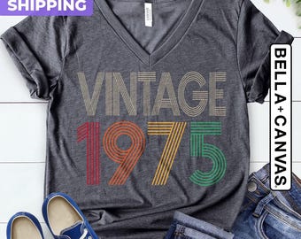 51st Birthday Shirt, Vintage 1975 Shirt, 51st Birthday Gift For Women, 51st Birthday Gift For Men, 51st Birthday Woman, 51st Birthday Friend