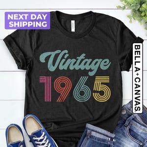 60th Birthday Shirt, Vintage 1965 Shirt, 60th Birthday Gift For Women, 60th Birthday Gift For Men, 60th Birthday Best Friend