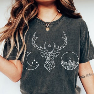 Velaris Shirt, The Night Court Shirt, Crescent City Merch, Night Court Shirt, Comfort Colors®, Acotar Shirt, Sjm Bookish, Reindeer Shirt