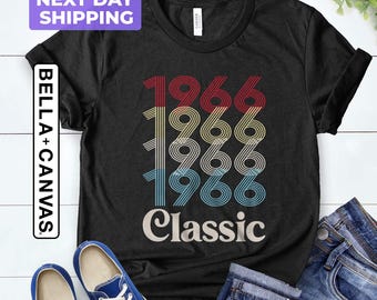 1966 Classic Birthday Shirt, 60th Birthday Woman Shirt, 60th Birthday Shirt, 60th Birthday Gift, 60th Birthday Party, 60th Birthday Men