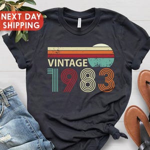 1983 Vintage Shirt, 1983 Birthday Sunset Shirt, 42nd Birthday Gift, 42nd Birthday Gift Shirt, 1983 Vintage Tee, 1983 Retro Shirt