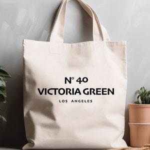 50th Birthday Bag, Birthday Gift Ideas, Personalized Tote Bag, 40th Birthday Bag, Canvas Tote Bag, Custom Tote Bag, Birthday Gift Bags