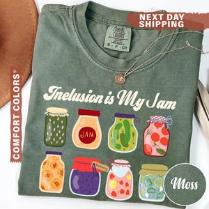 Inclusion Shirt, Neurodiversity Shirt, Inclusion Is My Jam, Special Education Teacher, Autism Awareness, Autism Teacher, Inclusion Teacher