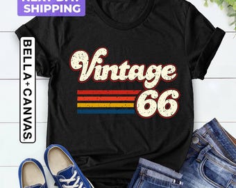1966 Vintage Shirt, 60th Birthday Gift For Men, Vintage 1966 Shirt, Retro 1966 Shirt, Born In 1966 Shirt, 60th Birthday Gift For Woman