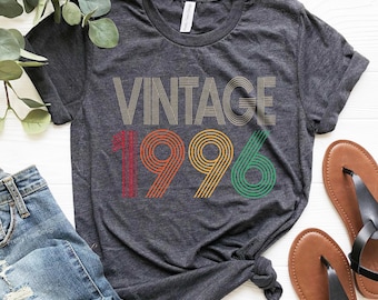30th Birthday Shirt, Vintage 1996 Shirt, 30th Birthday Gift For Women, 30th Birthday Gift For Men, 30th Birthday Woman, 30th Birthday Friend