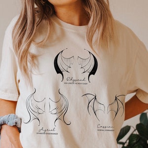 Acotar Shirt, The Night Court Shirt, Velaris Shirt, Rhysand Shirt, Bat Boys Shirt, SJM Bookish Shirt, Comfort Colors®, Crescent City Shirt