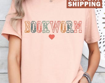 Bookworm T-Shirt: Literary Gift for Teachers & Readers