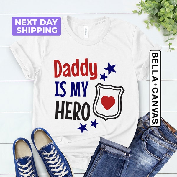 Daddy Is My Hero Shirt, Army Dad Shirt, Cool Father T-Shirt, Father's Day Gift Idea, Father's Day Shirt, Gift For Father, Birthday Daddy Tee