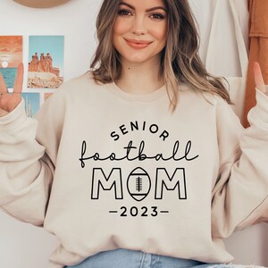 Senior Football Mom Sweatshirt, Game Day Sweatshirt, Football Mom, Mom Sweatshirt, Senior Football, Xmas Gift For Mom, Football Mom Shirt