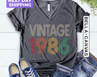 40th Birthday Shirt, Vintage 1986 Shirt, 40th Birthday Gift For Women, 40th Birthday Gift For Men, 40th Birthday Woman, 40th Birthday Friend