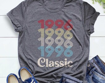 1996 Classic Birthday Shirt, 30th Birthday Woman Shirt, 30th Birthday Shirt, 30th Birthday Gift, 30th Birthday Party, 30th Birthday Men