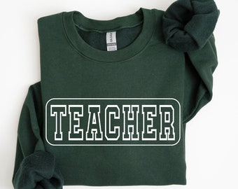 Retro Teacher Sweatshirt, Teacher Appreciation Gift, New Teacher Gift, Elementary School Teacher, Team Teacher Shirt, New Teacher Shirt