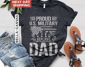 Patriotic Dad Shirt, Usa Dad Army Shirt, Veteran Dad Shirt, Air Force Dad Shirt, Army Dad Gifts, Military Dad Shirt, Fathers Day Gifts