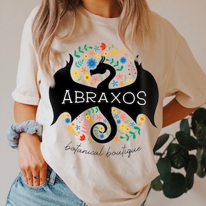 Abraxos Botanical Boutique Shirt, Velaris Shirt, Rhysand Shirt, Crescent City Shirt, Sarah J Maas Shirt, Comfort Colors®, Acotar Shirt
