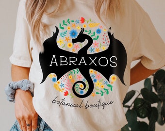 Abraxos Botanical Boutique Shirt, Velaris Shirt, Rhysand Shirt, Crescent City Shirt, Sarah J Maas Shirt, Comfort Colors®, Acotar Shirt