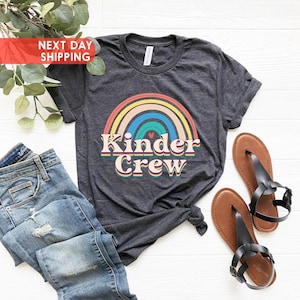 Kindergärtnerin Shirt, Kinder Crew, Kindergarten Shirt, Kinder Squad, Kindergarten Abschluss Geschenk, Kinder Team Shirt, PreK Pre K Geschenk
