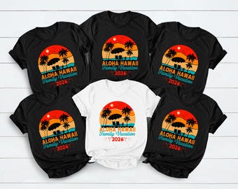 Hawaii Family Vacation Shirt, Family Matching Shirts, Hawaii Trip Tee, Vacation Family 2026 Shirt, Beach Shirts, Hawaii Travel Shirt 2026