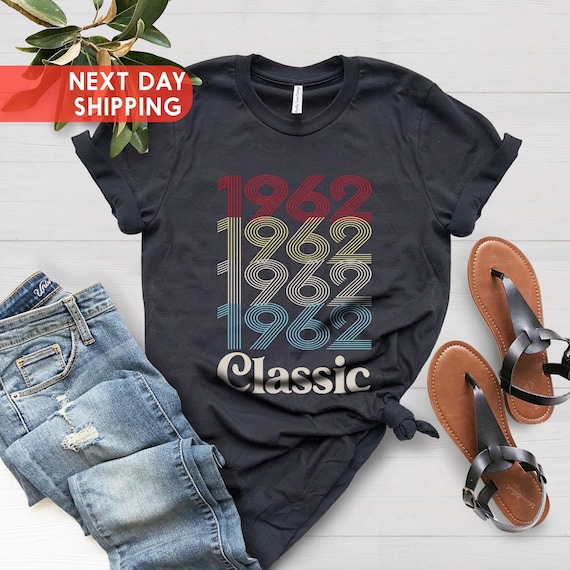 63rd Birthday Gift Shirt For Men – Classic Retro 1962 Design, Customizable T-Shirt For Him - View #2