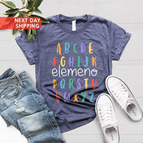 ABC Elemeno Shirt, Teacher Shirt, Kindergarten Teacher Shirt, Alphabet Shirt, Preschool Teacher Shirt, ABC Shirt, Teacher Day Shirt