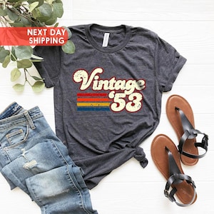 Vintage 1953 Shirt, 73nd Birthday Shirt, Retro 1953 Shirt, Born In 1953 Shirt, 1953 Vintage Shirt