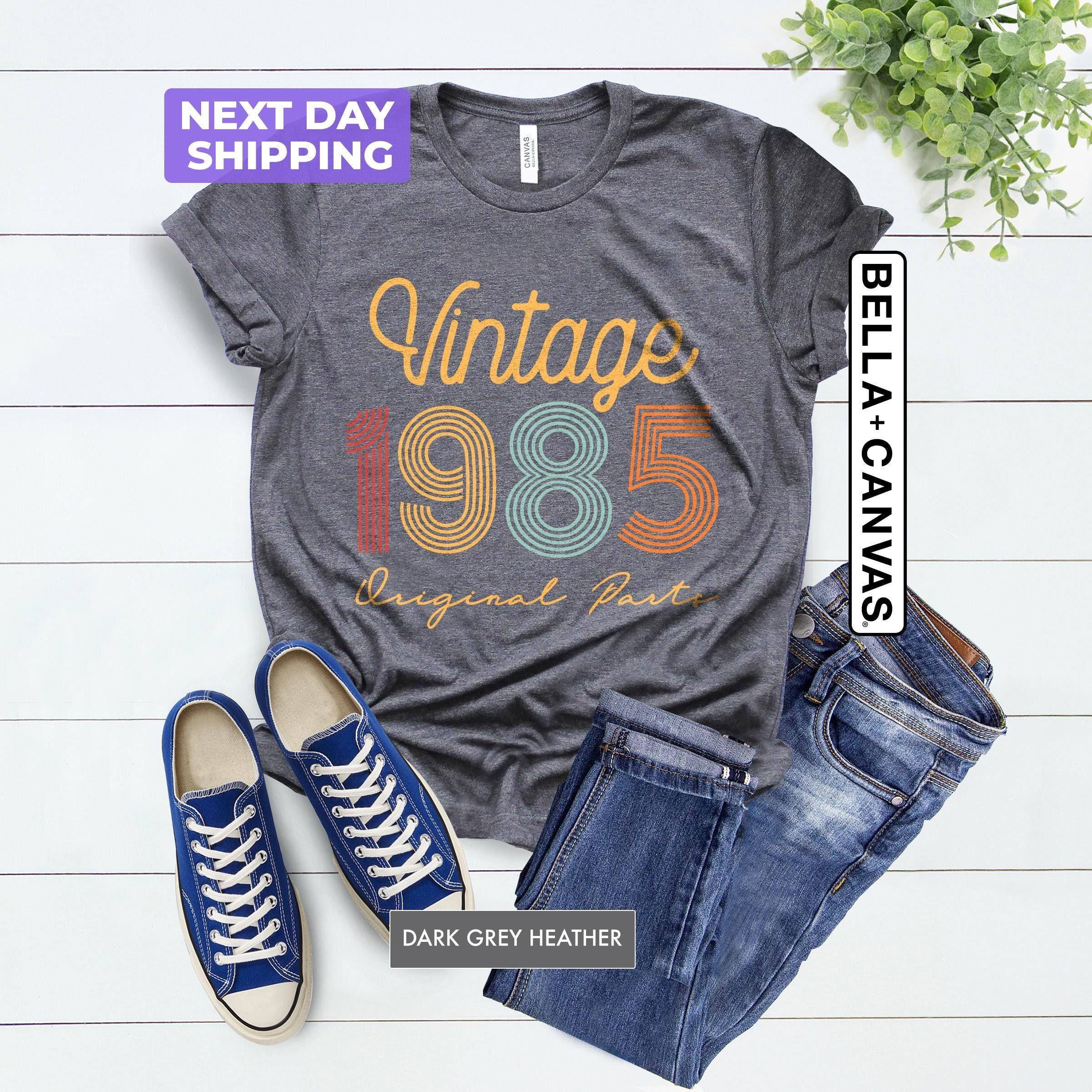 40th Birthday Shirt For Men - Vintage 1985 Top Notch Perfection Tee, Customizable Gift