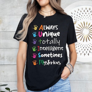 Autism Awareness Shirt, Autism Puzzle Shirt, Kids Autism Shirt, Neurodiversity Shirt, Autism Unique Shirt, Awareness Shirt, Autism Month Tee