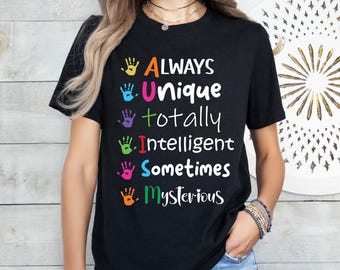 Autism Awareness Shirt, Autism Puzzle Shirt, Kids Autism Shirt, Neurodiversity Shirt, Autism Unique Shirt, Awareness Shirt, Autism Month Tee